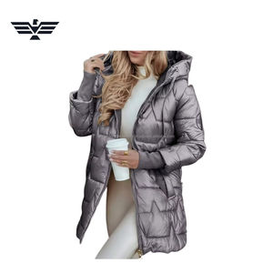Veste matelassée style blazer épaisse et respirante pour femme EMPIRE TREND WEARS, col boutonné, nylon, rembourrage 100% polyester, automne - Product Image 3