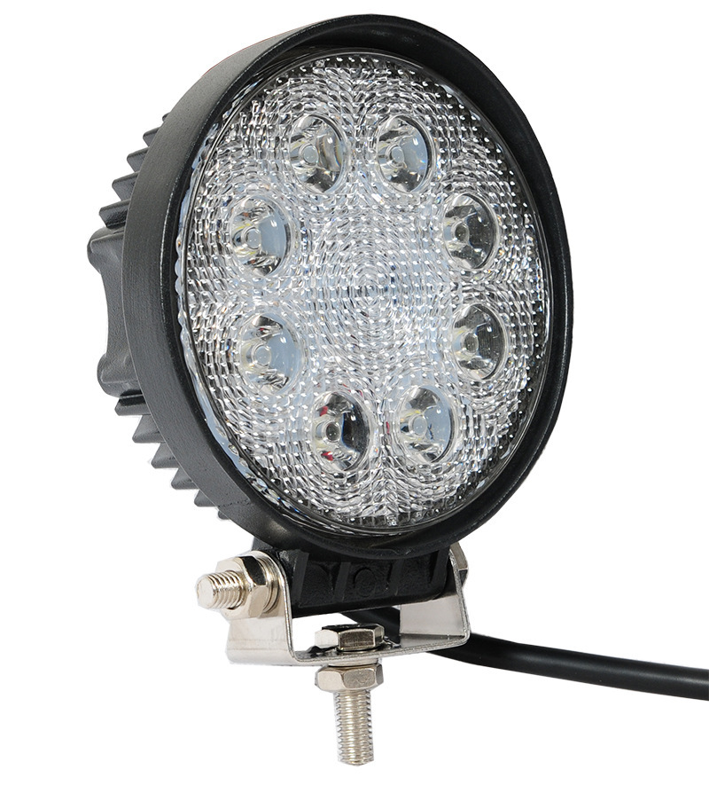 Wholesale Flood Spot Beam Round 4.3inch 24W Boat Driving Forklift Lamp Led Working Light 24 Volt Led Machine Work Light