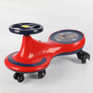 Voiture à bascule électrique jaune pour bébé, vélo pour tout-petit, combinaison durable en plastique et métal - Product Image 4