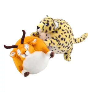 子供のための新しいリスト強力な装飾的なソフトタッチぬいぐるみ動物ガゼルおもちゃ