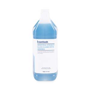 Nettoyant pour vitres industriel à base d'ammoniaque Boardwalk BWK4714AEA, bouteille de 1 gallon, qualité commerciale - Product Image 3