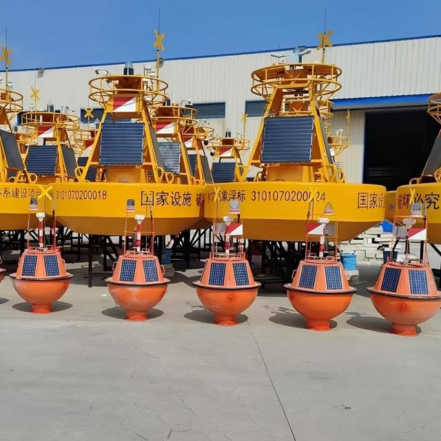 New Wave radar Buoy Spray Coating Corrosion Resistant Process 316L Stainless Steel Data Collection Monitor Buoy