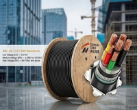 Câble d'alimentation de construction en cuivre nu massif de haute qualité, isolé PVC IP54, 2-10 conducteurs, basse tension