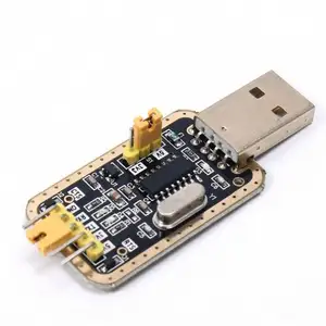 מודול CH340 בהדפסה של PL2303 , CH340G RS232 ל-TTL שדרוג מודול USB ליציאת טורי בתשע צלחות קטנות מברשת