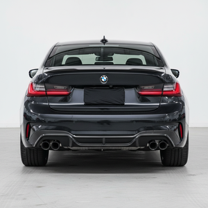 Diffuseur arrière en fibre de carbone pour BMW Série 3 G20 330i M Sport 2019-2022, style M Performance, séparateur de pare-chocs arrière - Product Image 2