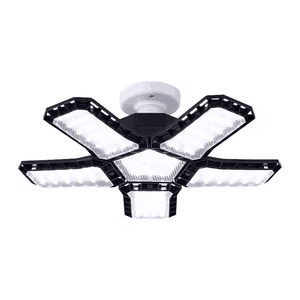 Lampe d'atelier pratique à LED hexagonale pliable 80W haute puissance, 5 panneaux réglables, idéale <span class=keywords><strong>pour</strong></span> <span class=keywords><strong>garage</strong></span> et atelier automobile - Offre spéciale - Product Image 1