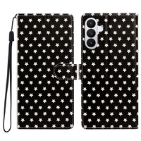Étui portefeuille en cuir Star pour Samsung Galaxy S26 Edge Plus S25 Ultra S24 FE A06 A16 A26 A36 A56 A07 A17 A37 A57 A25E Housse à rabat