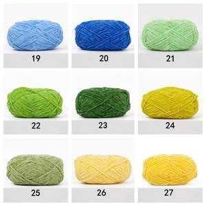 <span class=keywords><strong>Hilo</strong></span> de Chenilla de 2 mm, <span class=keywords><strong>Hilo</strong></span> Fino de Felpa, <span class=keywords><strong>Hilo</strong></span> Mate con Rayas de Hielo, <span class=keywords><strong>Hilo</strong></span> de <span class=keywords><strong>Ganchillo</strong></span> para Muñecas Tejidas a Mano - Product Image 4