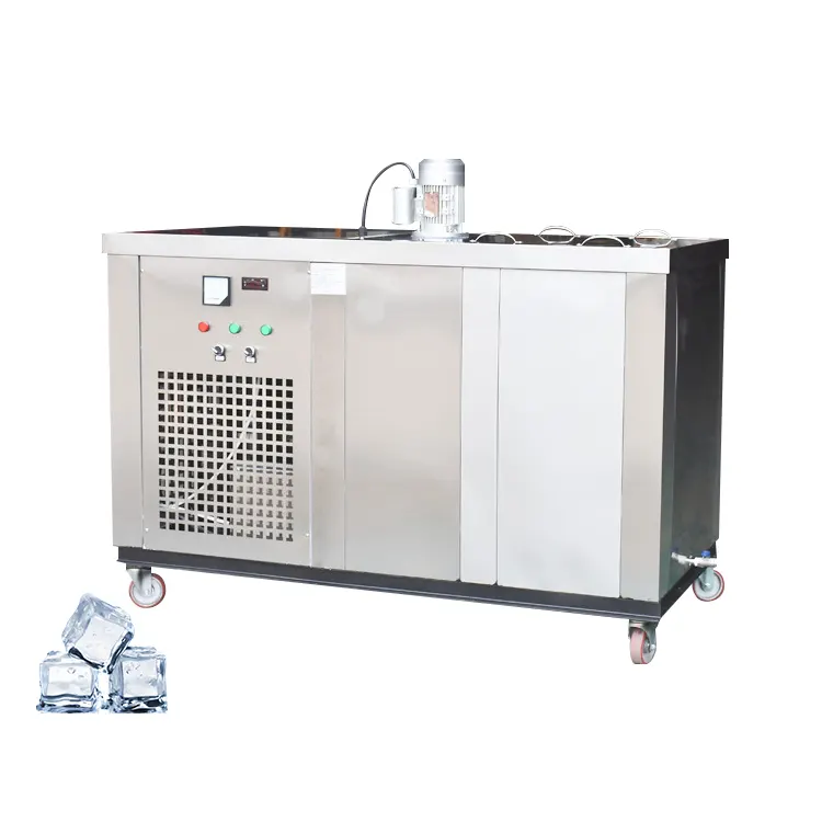 Chinesischer Hersteller Eisziegelmaschine Schneeblock-Eiscreme-Herstellungsmaschine Transparente Eisblockmaschine