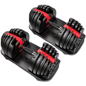 CZ Wholesale New Stocked Adjustable <b>Dumbbells</b> Set Ready to Ship Cast Iron Commercial Home Gym Equipment 80Lb Adjustable <b>Dumbbell</b> - Product Image 1