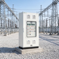 Armoire de commande électrique haute capacité IP55 en acier, coffret de distribution d'énergie, panneau de commande industriel modèle 3AKF1-2