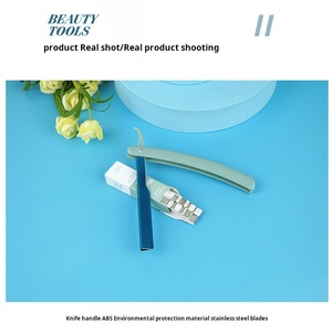 Afeitadora manual plegable al por mayor y herramienta de afeitado para <span class=keywords><strong>barber</strong></span>ía fabricante de recortadores de <span class=keywords><strong>cejas</strong></span> - Product Image 4
