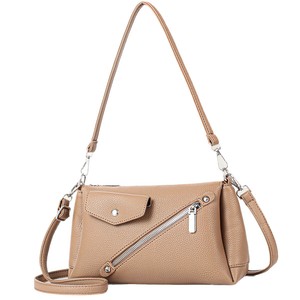 2026 Popular Women's PU <b>Square</b> Shape Zipper Closure Tassel Multifunctional Shoulder Tote Bag Polyester Lining for Daily Matching - Product Image 6