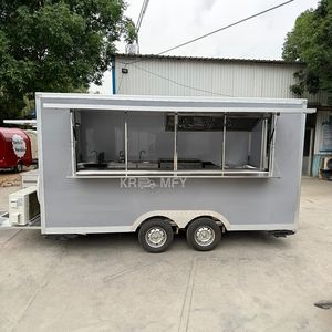 Carrito de Comida Móvil de 13 Pies, Cocina Completa, para Pizza, Café, Helados, Hot Dogs, Remolque Cuadrado para Venta de Alimentos - Product Image 2