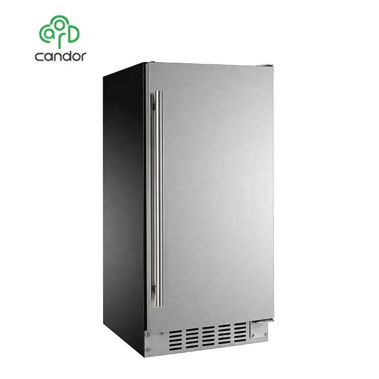 Refrigerador de una sola temperatura para exteriores, refrigerador integrado debajo del mostrador, 85 litros, personalizado de fábrica