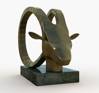 Poyresin Ram Decoratief Standbeeld