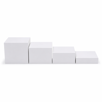 Supports d'affichage en acrylique sur mesure en gros, 4 et 8 supports, pour aliments et gâteaux de mariage, supports de buffet, supports de présentation pour traiteur