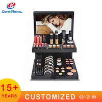 Support de présentation de cosmétiques et de parfums en acrylique certifié ROHS avec options multicolores personnalisées et logo sur mesure, pour table ou comptoir