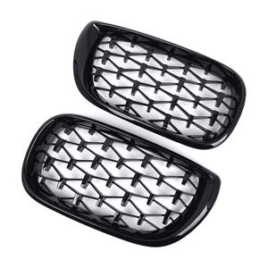 กระจังหน้า BMW E46 ซีรีส์ 3 แบบ Meteor สีดำ วัสดุ ABS พลาสติก สำหรับปี 2002-2005 ชุดแต่ง อัพเกรด - Product Image 1