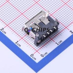 912-312A2021S10100 USB Connector SMD Connector ( Connector Type: Type-A )( Protocol Standard: USB 2.0 )( Gender: Female ) - Product Image 2