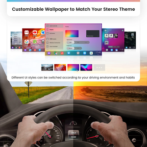 Dasaita vivid13 xe Đài phát thanh <span class=keywords><strong>stereo</strong></span> Carplay Android Màn hình điều hướng đài phát thanh Máy nghe nhạc âm thanh đa phương tiện đầu đơn vị cho 4 Á hậu 2010-2019 - Product Image 5