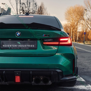 For M3 Series G80 True Carbon Spoiler Front Lip Rear Diffuser Front Grille Side Skirts Reversing Mirror Retrofit Upgrade Kit - Product Image 5