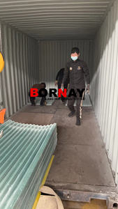 Panneau renforcé en fibre de verre, panneau ondulé en PRV, panneaux de toiture en plastique pour l'extérieur, pour les puits de lumière des centres commerciaux, les auvents d'hôtels - Product Image 5