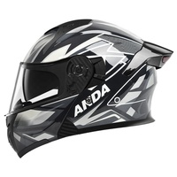 Casques de moto de haute qualité Casque modulaire avec lumière LED Double visière logo Personnalisation en gros Usine