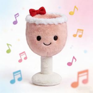 Juguete de Peluche Personalizado con Diseño de Copa, Regalo Perfecto para Toda Ocasión, Peluche Único con Diseño en Forma de Copa - Product Image 1