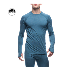 W.R.A.P GECKO MASTER Capa base de lana <span class=keywords><strong>merino</strong></span> de manga larga Calzoncillos largos de cuello redondo para hombre - Product Image 1