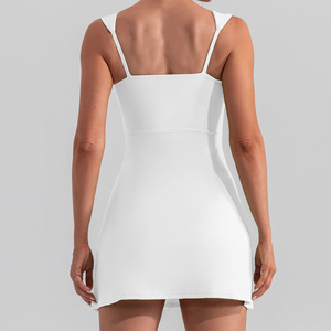 Grosir pakaian atletik tenis mulus pakaian olahraga Aktif gaun Gym untuk wanita - Product Image 4