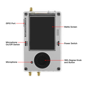 HAMGEEK R10C + H4MS HackRF One R10C V2.0.x Radio SDR MAX2837 y H4MS Portapack (con 5 Antenas) - Product Image 3