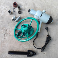 Foreuse de puits d'eau électrique portable de haute qualité, facile à utiliser, 220V, garantie 1 an, petite taille, profondeur max. 40m, directement de l'usine Dolphin.