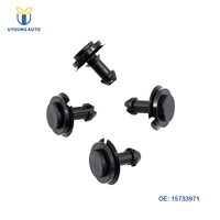 Clips de fixation de pare-chocs avant et arrière en nylon adaptés à Chevrolet GMC 4WD 15733971 avec trou de 9 mm