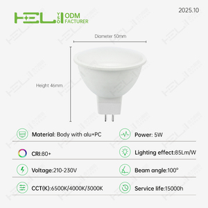 Offre limitée Ampoules LED SMD alimentées par courant alternatif <span class=keywords><strong>avec</strong></span> télécommande Étanches Résistantes à l'humidité MR16 Dimmables pour usage résidentiel - Product Image 3