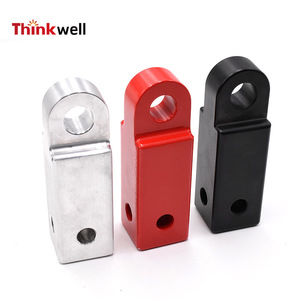 Crochet de remorquage Thinkwell en aluminium, 2 trous, connecteur universel pour attelage de remorque de voiture - Product Image 1