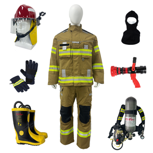 Combinaison de <span class=keywords><strong>pompier</strong></span> EN469, uniforme de <span class=keywords><strong>pompier</strong></span> structurel, équipement de protection NOMEX Aramid, vêtements ignifuges, tenue de protection, veste - Product Image 6