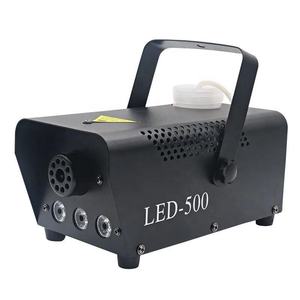 Profissional Hong Ele Mini Máquina De Fumaça 500W LED <span class=keywords><strong>Fog</strong></span> <span class=keywords><strong>Machine</strong></span> R/G/B Stage Party Bar Casamento Disco DJ Smog Maker - Product Image 1