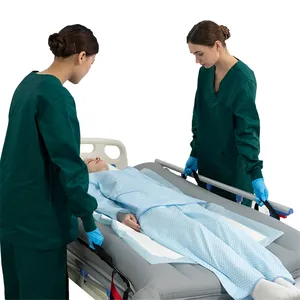 Vente en gros de matelas gonflable à faible friction pour transfert d'emporte-pièce de lit d'hôpital