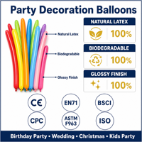 Lot de 100 ballons magiques en latex torsadés 260, Globos, ballons pour enfants, Noël, loisirs créatifs, fournitures pour fêtes d'anniversaire d'enfants