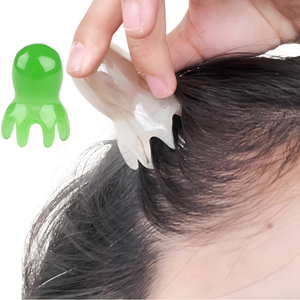 Neuankömmling Octopus Shape Gua Sha Massage für Kopfhaut Nacken Schulter entlastung 8 Zähne Harz Massage werkzeug Körper massage werkzeuge - Product Image 1