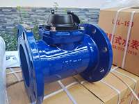 Compteur de débit d'eau mécanique industriel détachable LXLC-50-300 de Chine, turbine Woltman, irrigation en vrac, compteur d'eau Woltman