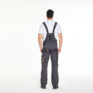 Herren-Latzhose mit mehreren Taschen, knieverstärkte, strapazierfähige Arbeitskleidung, Arbeitshose für Autoreparatur und Bauarbeiten - Product Image 6