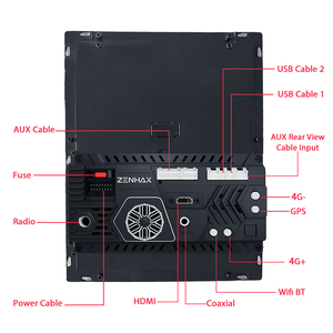 Autoradio intelligent Android 13 12,95 pouces avec DSP, GPS, navigation, Bluetooth, WiFi, CarPlay et écran tactile HD pour Dodge Ram 2019 à <span class=keywords><strong>2023</strong></span> - Product Image 5
