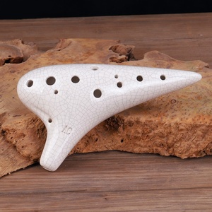 Ocarina en céramique de qualité supérieure à 12 trous Alto C (AC), instrument à vent à accordage précis pour les amateurs et les performances en solo - Product Image 6