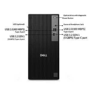 <span class=keywords><strong>Prix</strong></span> d'usine – Nouveau PC de bureau Dell Pro QCT1250 avec processeur Intel Core <span class=keywords><strong>i3</strong></span>/i5/i7 de 12e génération, 8 Go/16 Go de RAM, SSD 256 Go/512 Go et écran 27,0 pouces – Idéal pour le bureau et les entreprises - Product Image 4