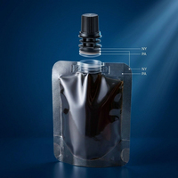 Pochettes en plastique épaissies PA/NY haute barrière avec bec verseur anti-humidité pour vodka, boissons et sirops – Vente en gros