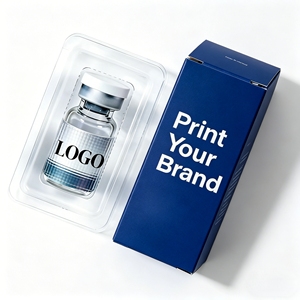 Caja de embalaje tipo blíster para péptidos cosméticos, caja de papel <span class=keywords><strong>con</strong></span> etiqueta de diseño personalizado para el embalaje de productos de péptidos para el cuidado de <span class=keywords><strong>la</strong></span> <span class=keywords><strong>piel</strong></span> - Product Image 2