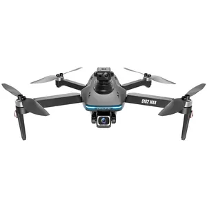 Venta al por mayor Mini Dron con cámara S162 MAX 5G WiFi PFV 360 grados evitación de obstáculos luces LED 8K drone FPV