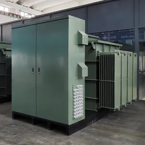 ANSI standart 750 kva üç fazlı ped monte trafo 34500Y/19920V için 240/120V 6 delikli maça